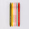 Set of 6 garden-themed gel pens with opaque, color-matching ink and white pen for dark paper.