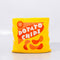 yellow potato chips shaped vase