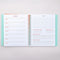 'week of:' and 'to-do' pages of mint to do planner with all over cherries and strawberry print