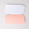 pink interior pages of realistic eraser notepad with 'enjoy the messy parts' across the front