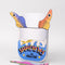 side view colorful sardine bookmarks with 'sardines in olive oil can' holder with 2 out of the package