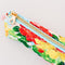 zipped colorful oil paint floral quilted pencil pouch