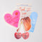 Vinyl sticker pack with colorful pastry and book illustrations
