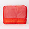 red packing cube with yellow printed 'j'adore le cerises'