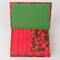 Interior of packaged set of 2 cherry print playing card decks