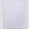 backview light blue and white gingham quilted blanket