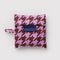 pink and raspberry houndstooth baby baggu in matching pouch