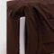 rich brown cloud carry-on with a laptop sticking out