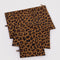 flattened set of three leopard print go pouch set