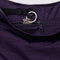 interior of fig (deep purple) medium crescent bag