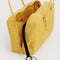 opened sunflower nylon bowler bag