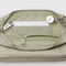 interior of celadon (sage) pochette