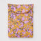 pink 13 in. puffy laptop sleeve with overlapping pluto print