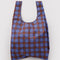 blue tartan plaid standard baggu