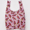 pink standard baggu with minnie mouse in her classic red polka dot dress