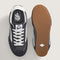 top and bottom view of two toned pewter super low pro sneaker