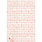 white tea towel with red fruit grid and snoopy eating cherries print