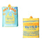 packaged yellow reusable bag with blue butter label