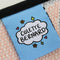 colette bernard tag on orange prescription bottle throw rug