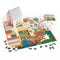 completed 500 piece puzzle with a colorful flower shop interior