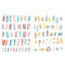 colorful letter stickers