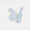 3D clear butterfly hair claw