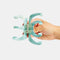 opened blue swirl large octopus hair claw