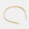 olive and white checkered classic acetate headband