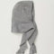 flattened grey extra large balabonnet