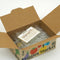 opened box of 40 veggies holographic stickers