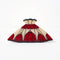 white and red rose vintage lamp inspired hair claw