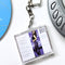 back view of shania twain mini CD keychain