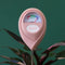 up close of pink moisture meter