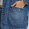 up close of front patch pocket