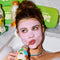model wearing hydrogel mask