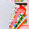 example of scraps inside of christmas sticker paper pad