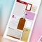 interior realistic luggage tag stickers