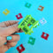 model holding green mini bread clip mini hair claw