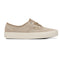 two tone brown authentic shoe with micro check and brown laces and trim