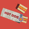 hot dog bar soap with foil hot dog wrapper