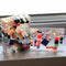 clear bar soap with colorful striped pieces inside