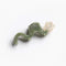 white orange blossom squiggle hair claw