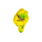 squished bundle of bananas de-stress ball with pink smiley sticker