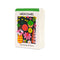 sideview of ceramic vase in the shape of wildflowers seed packet