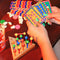 Peg game on table during a card game