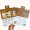 set of 2 reusables paper towels with with cream ground and lemon print