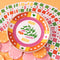 poker chip trinket tray with colorful print with 'the lucky lady casino $500' across the front surrounded by poker chips and playing cards