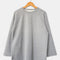 hanging heather grey relaxed fit raglan sweatshirt