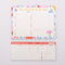 Two floral notepads for meal planning and shopping lists with magnets on back, 9 by 6.8 inches and 9 by 3.6 inches.