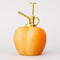 back view of peach shaped mist planter